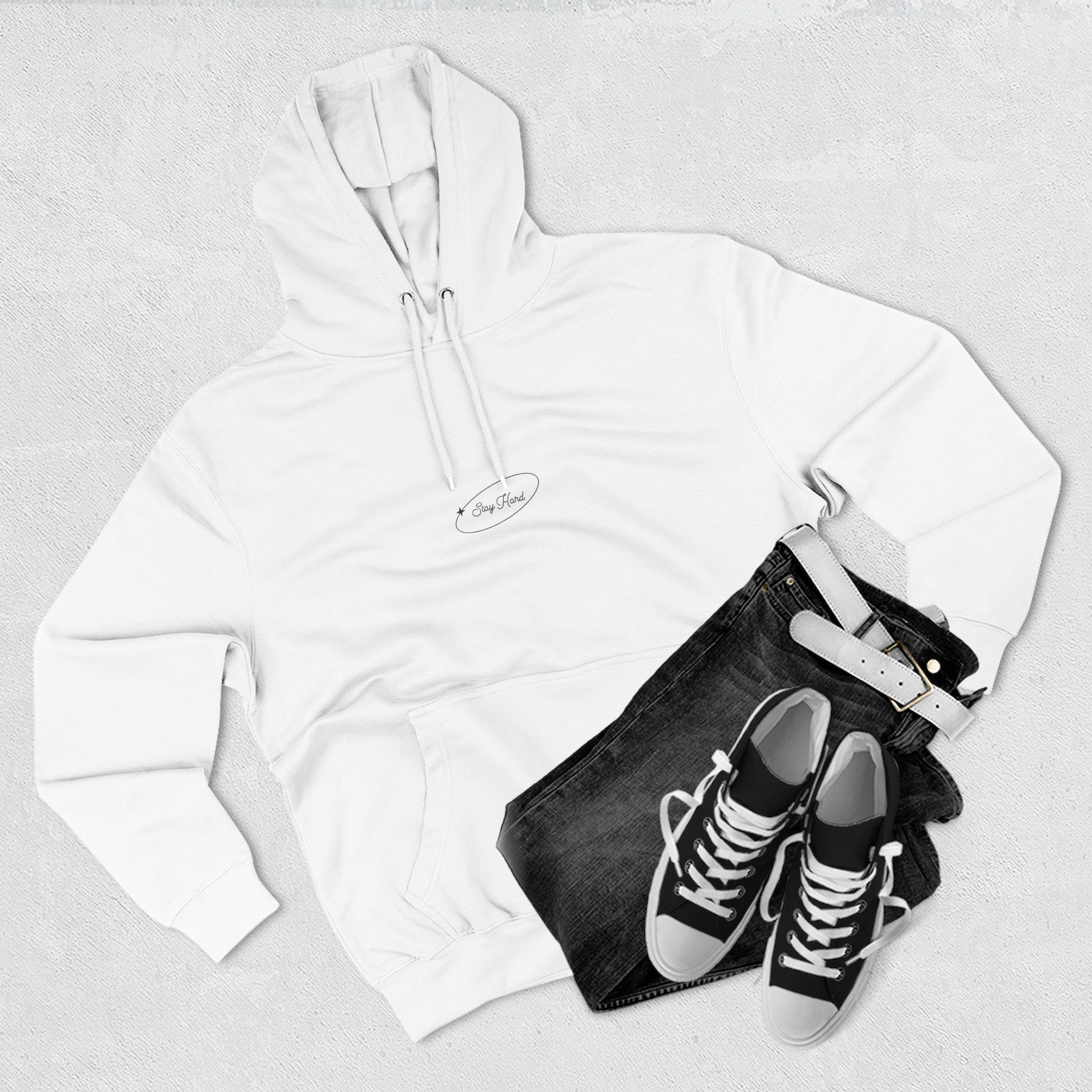 Minimal Oval Logo Hoodie - Image 3