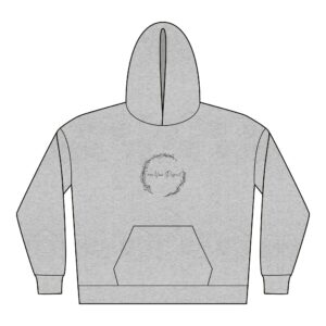 Wreath Script Grey Hoodie