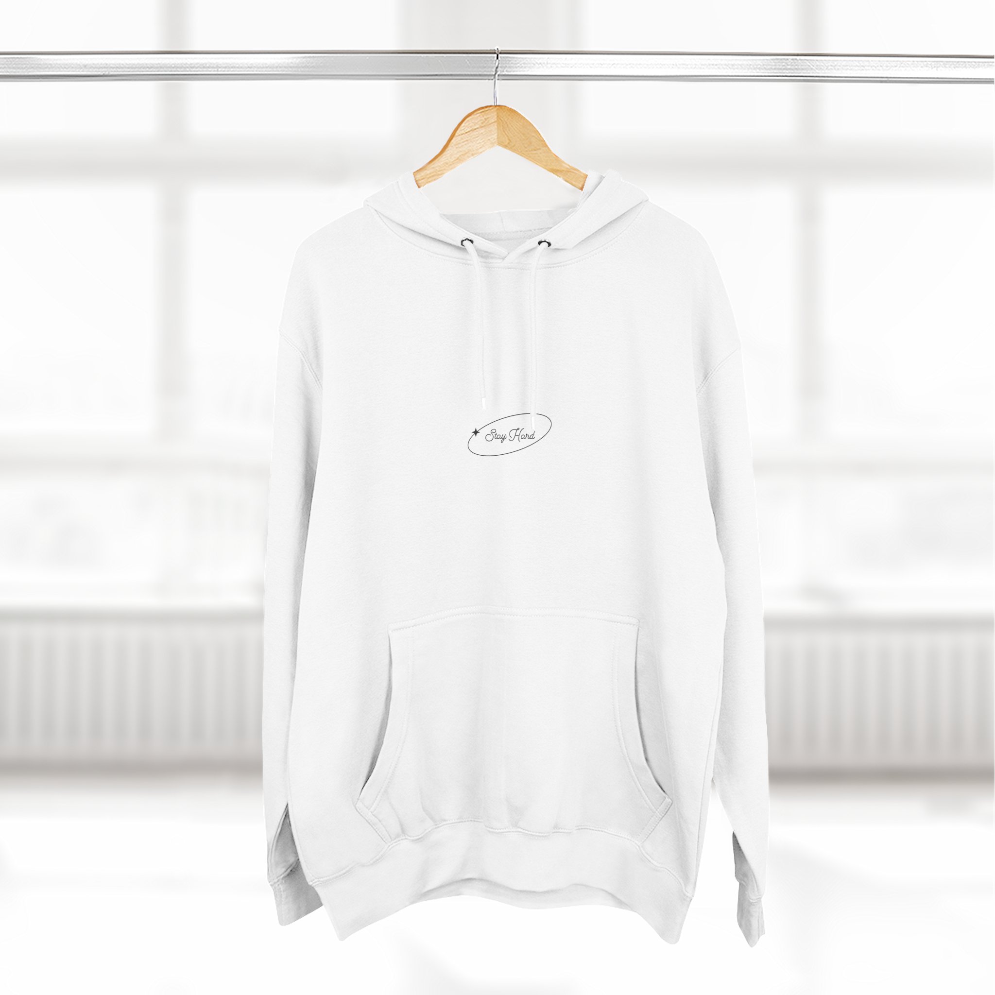 Minimal Oval Logo Hoodie - Image 4