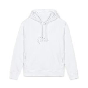 Moon & Stars White Hoodie