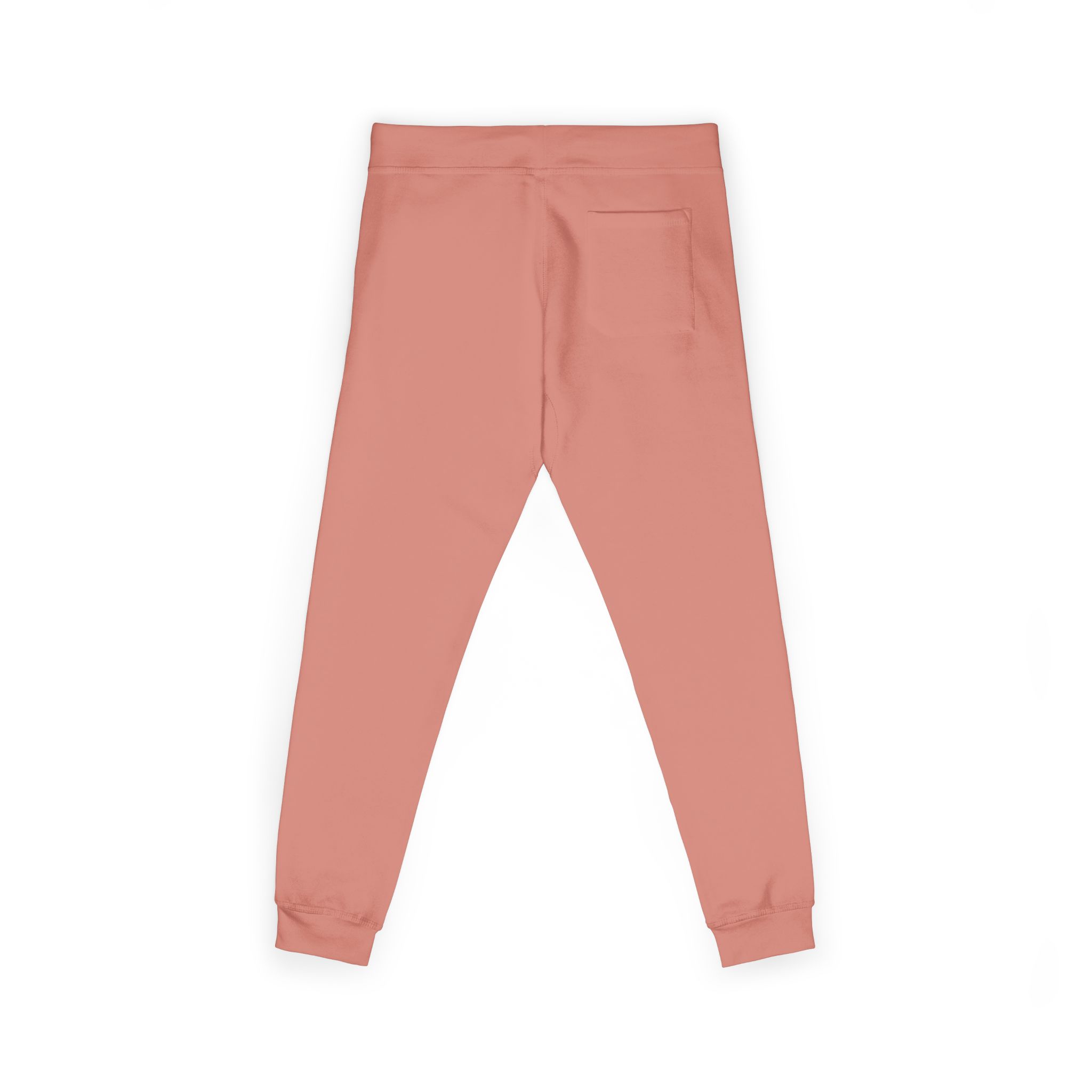 Embroidered Fleece Sweatpants — Minimal White Joggers - Image 7